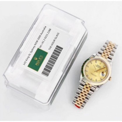 Replica Rolex Datejust II 116333 41MM Watches GM Stainless Steel & Yellow Gold Champagne Dial Swiss 3235