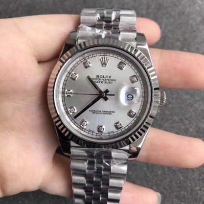 Replica Rolex Datejust II 126334 41MM Watches N Stainless Steel Rhodium Dial Swiss 3235