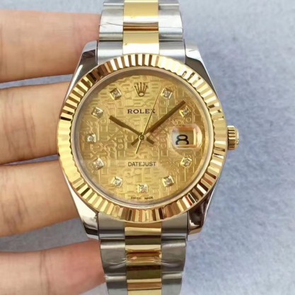 Replica Rolex Datejust II 126333 41MM Watches N Stainless Steel & Yellow Gold Rolex Dial Swiss 2836-2