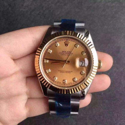Replica Rolex Datejust II 116333 41MM Watches Stainless Steel & Yellow Gold Champagne Dial Swiss 2836-2