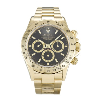 UK  Yellow Gold  Replica Rolex Daytona 16528-40 MM Watches 