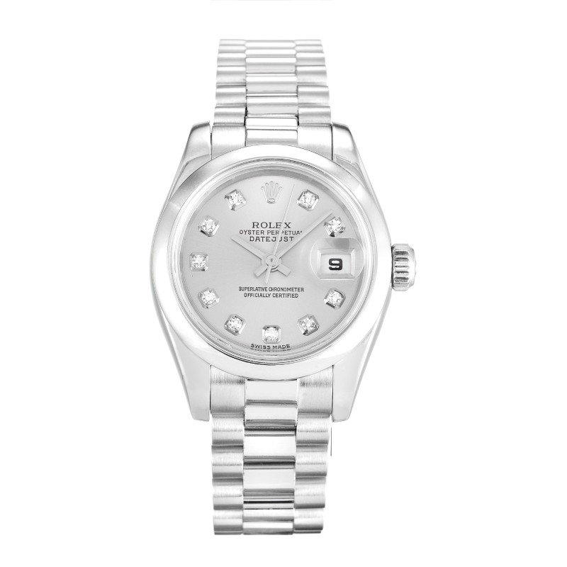 UK Platinum Replica Rolex Datejust Lady 179166-26 MM Watches