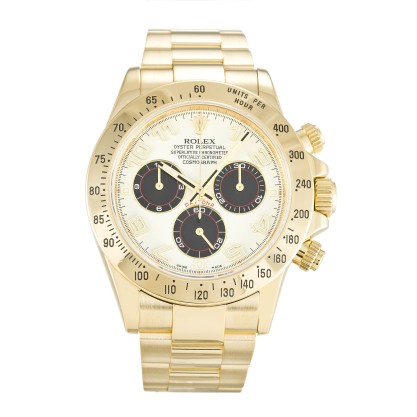 UK Yellow Gold UK Yellow Gold Replica Rolex Daytona 116528-40 MM Watches