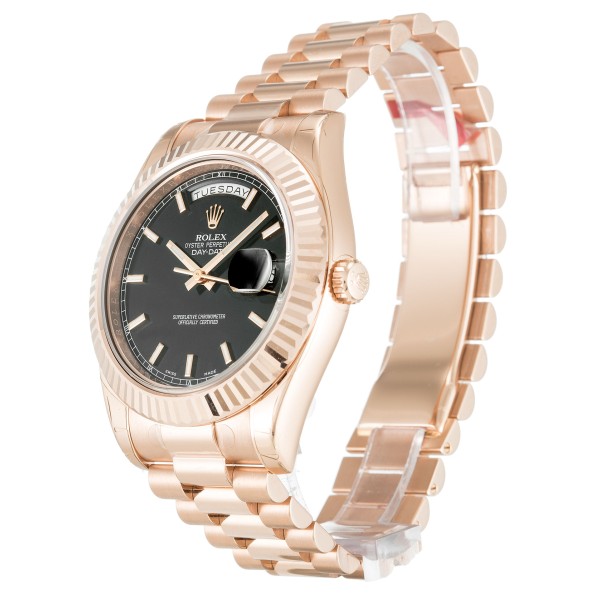 UK Rose Gold Replica Rolex Day-Date II 218235-41 MM Watches