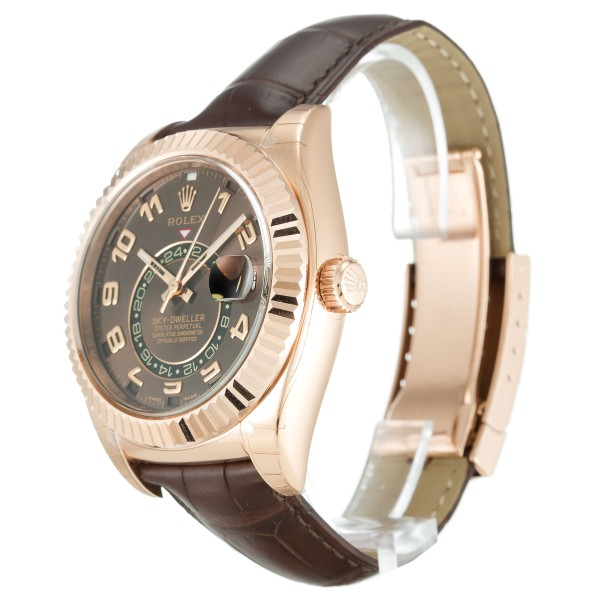 UK Rose GoldReplica Rolex Sky-Dweller 326135-42 MM Watches