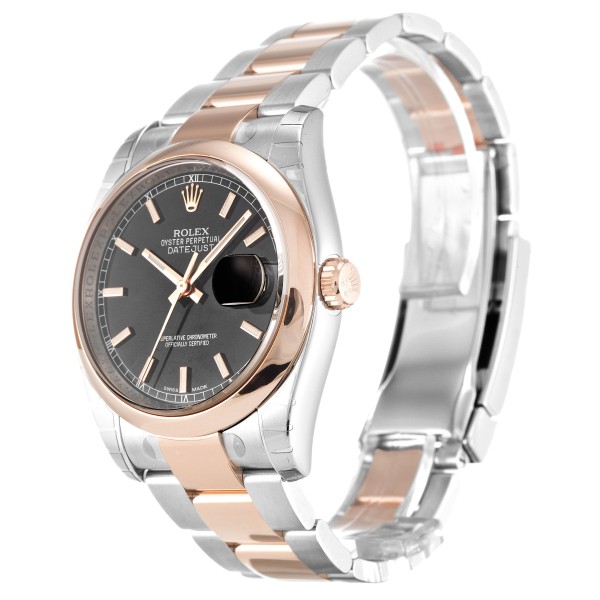 UK Rose Gold Replica Rolex Datejust 116201-36 MM Watches