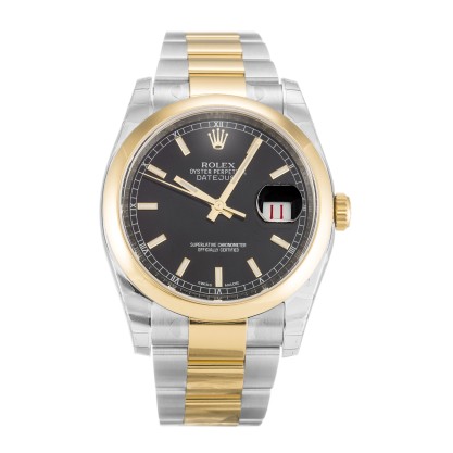 UK Steel & Yellow Gold Replica Rolex Datejust 116203-36 MM Watches