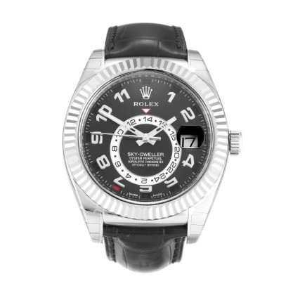 UK White Gold Replica Rolex Sky-Dweller 326139-42 MM Watches