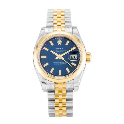 UK Steel & Yellow Gold Replica Rolex Datejust Lady 179163-26 MM Watches