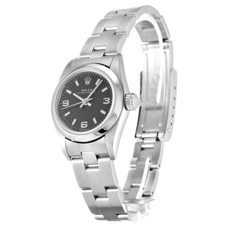 UK Steel Replica Rolex Lady Oyster Perpetual 67180-26 MM Watches