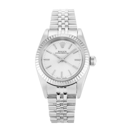 UK White Gold Replica Rolex Lady Oyster Perpetual 76094-26 MM Watches
