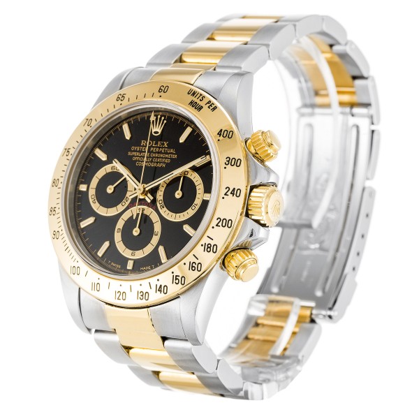 UK Steel & Yellow Gold Replica Rolex Daytona 16523-40 MM Watches