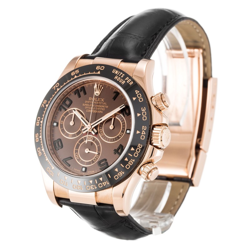 UK Rose Gold Replica Rolex Daytona 116515 LN-40 MM Watches