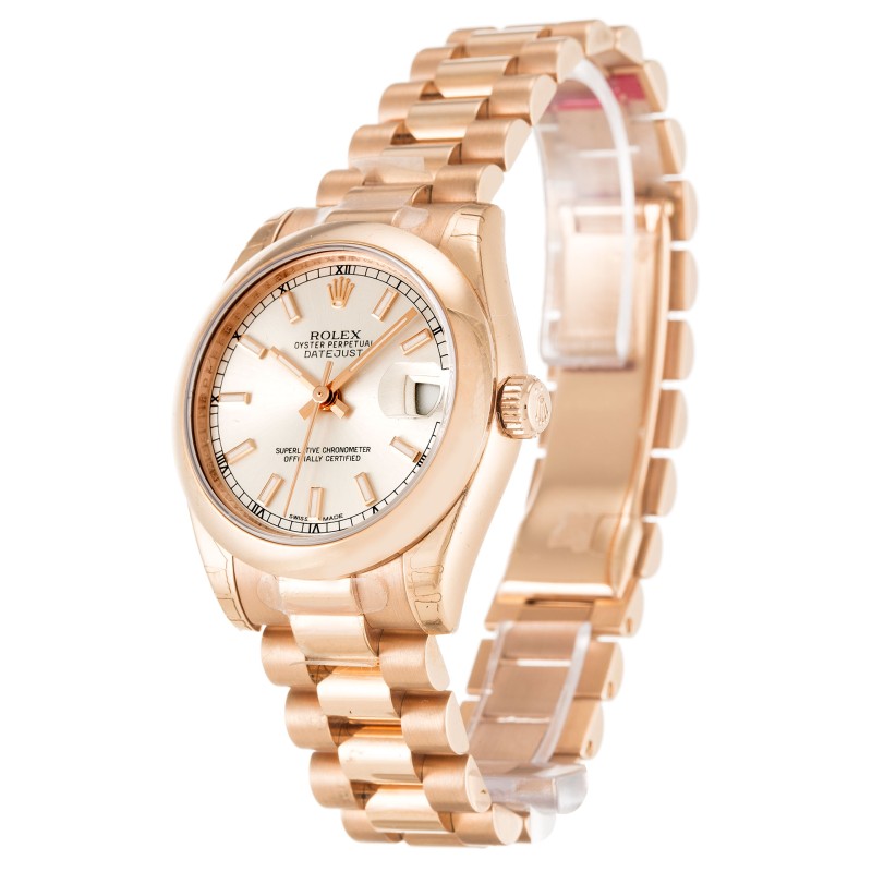 UK Rose Gold Replica Rolex Datejust Lady 178245F-31 MM Watches