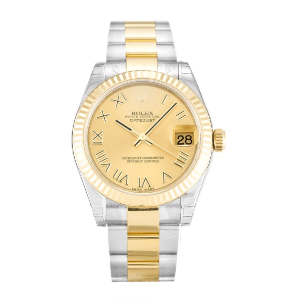 UK Yellow Gold Replica Rolex Datejust Lady 178273-31 MM Watches