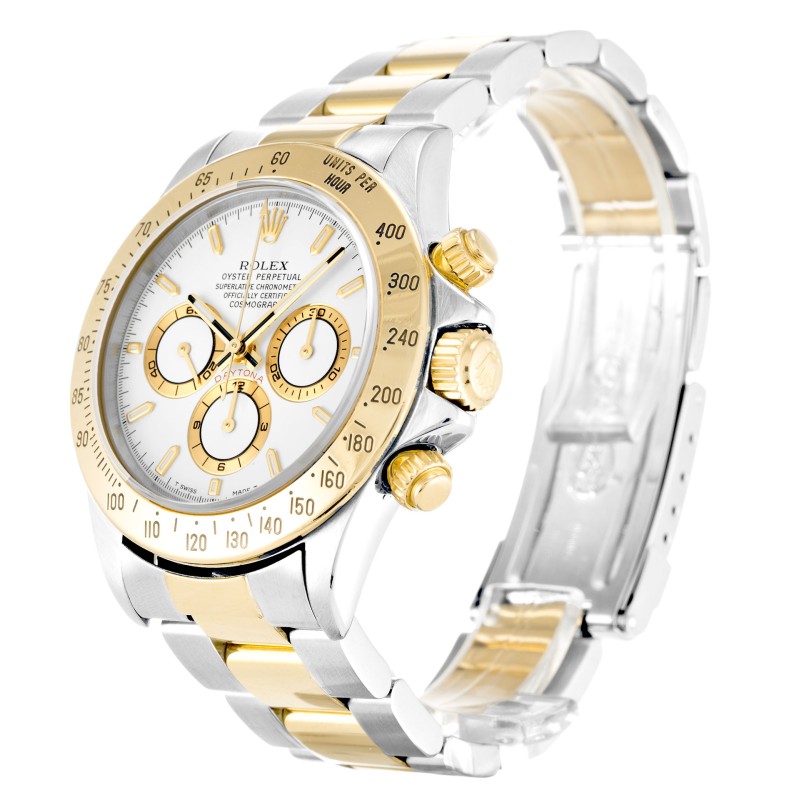 UK Steel & Yellow Gold Replica Rolex Daytona 16523-38 MM Watches