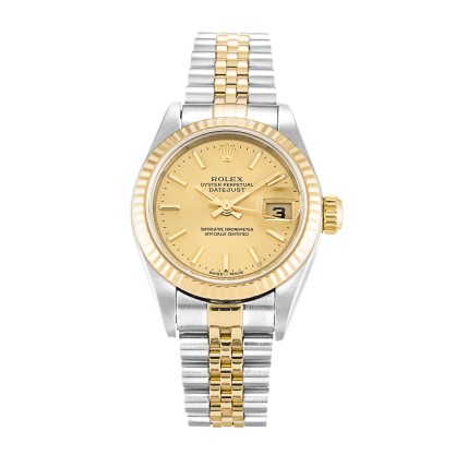  UK Steel & Yellow Gold Replica Rolex Datejust Lady 79173-26 MM Watches