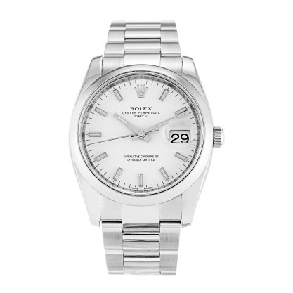 UK Steel Replica Rolex Oyster Perpetual Date 115200-34 MM Watches