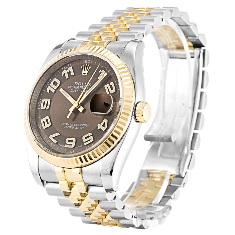 UK Yellow Gold Replica Rolex Datejust 116233-36 MM Watches