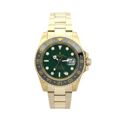 UK Yellow Gold Replica Rolex GMT Master II 116718 LN-40 MM Watches