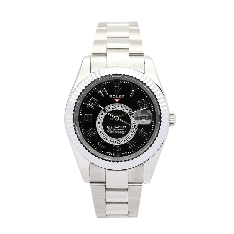 UK White Gold Replica Rolex Sky-Dweller 326938-42 MM Watches