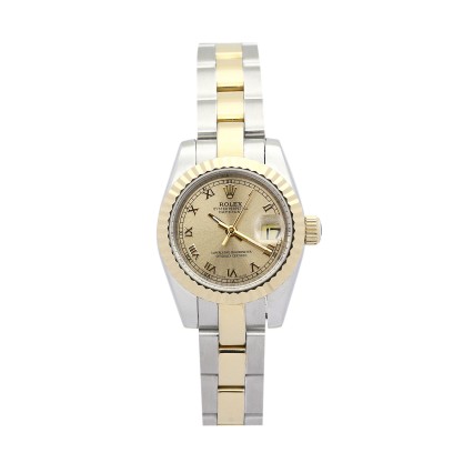 UK Steel & Yellow Gold Replica Rolex Datejust Lady-26 MM Watches
