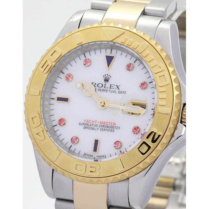 UK Steel & Yellow Gold Replica Rolex Yacht-Master 16623-40 MM Watches